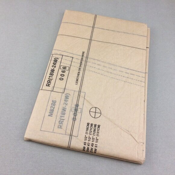 Mccalls 8286  Tie Front Shirtdress Dress Pattern Uncut Sz 18W-24W - Picture 10 of 11